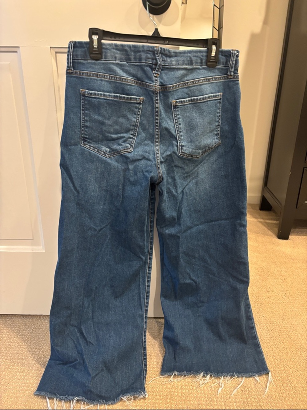 Kut from the Kloth size 10 high waisted Meg raw denim jeans - Picture 3 of 3